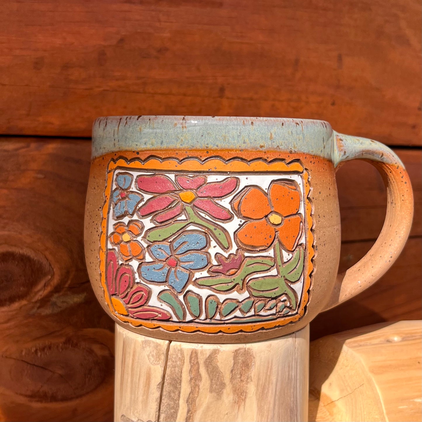 Floral Mosaic Mug