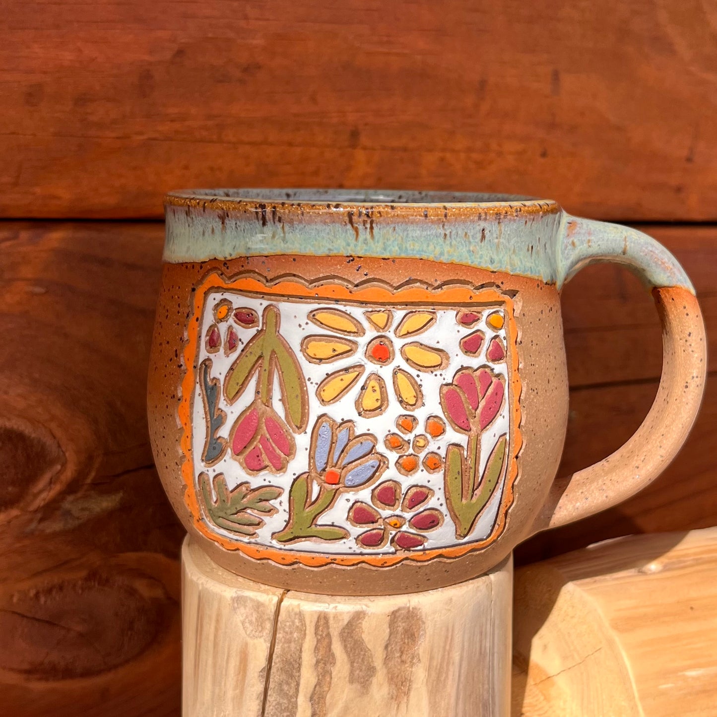 Floral Mosaic Mug