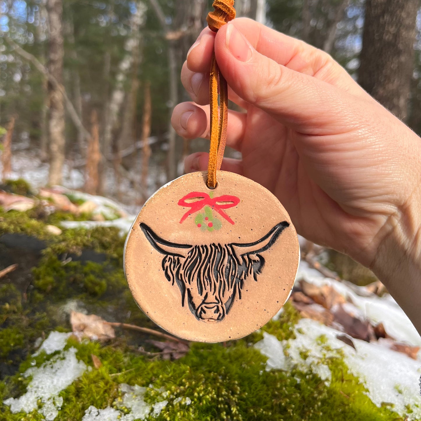 Highland Mistletoe Ornament