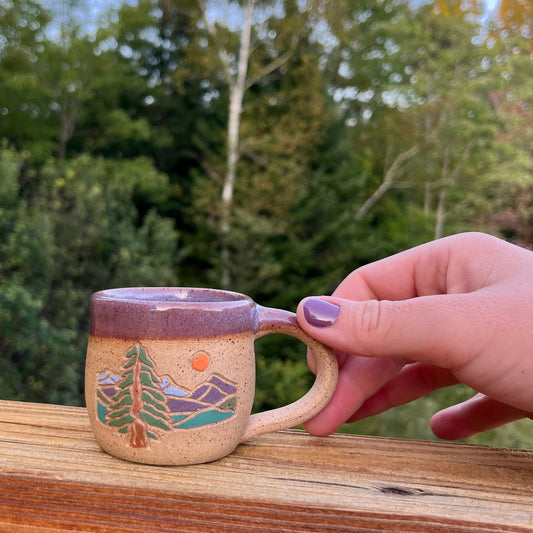 Mini mountain mug