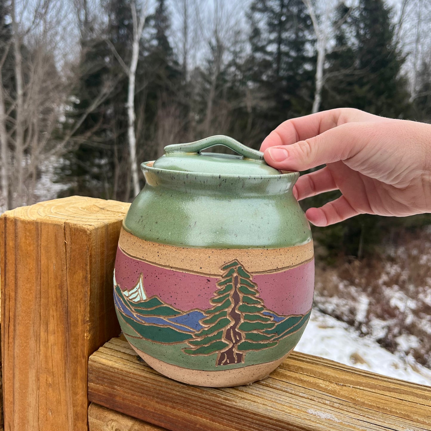 Large Mountain Jar