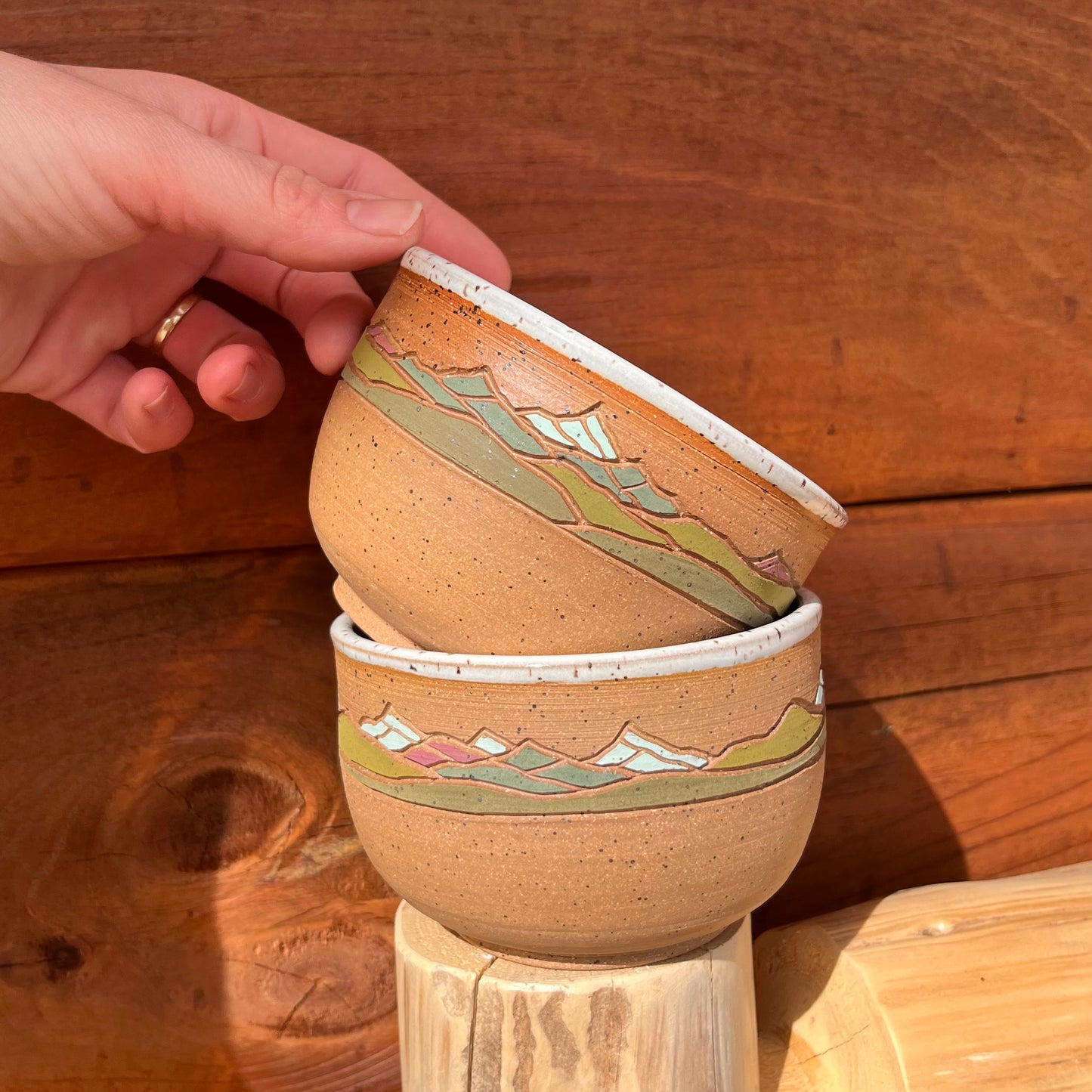 Mountain Ice Cream Bowl