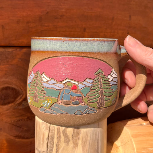 Hiker Couple Mug