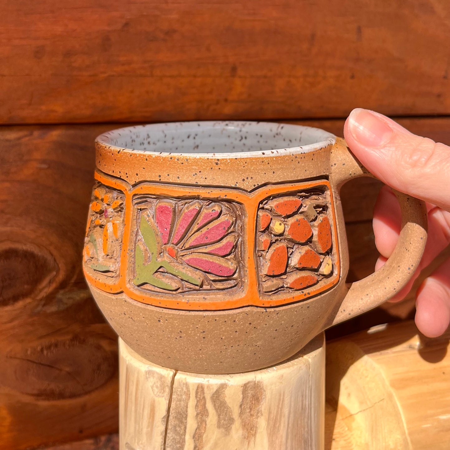 Floral Tile Mug
