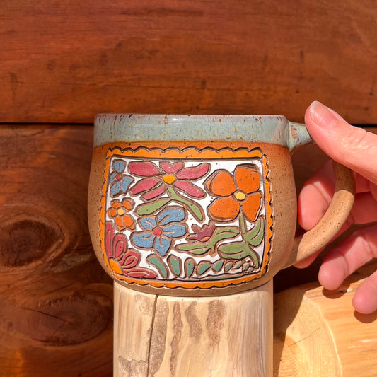 Floral Mosaic Mug