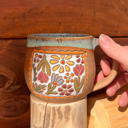 Floral Mosaic Mug