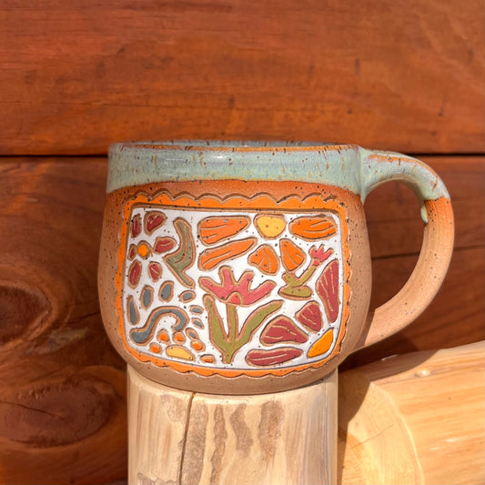 Floral Mosaic Mug