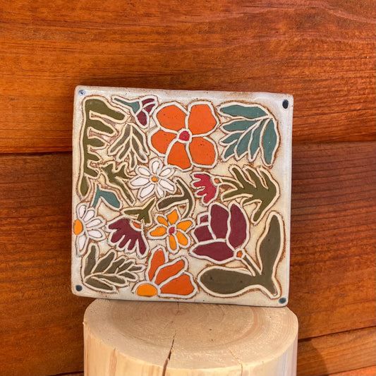 Floral Coaster/spoon rest