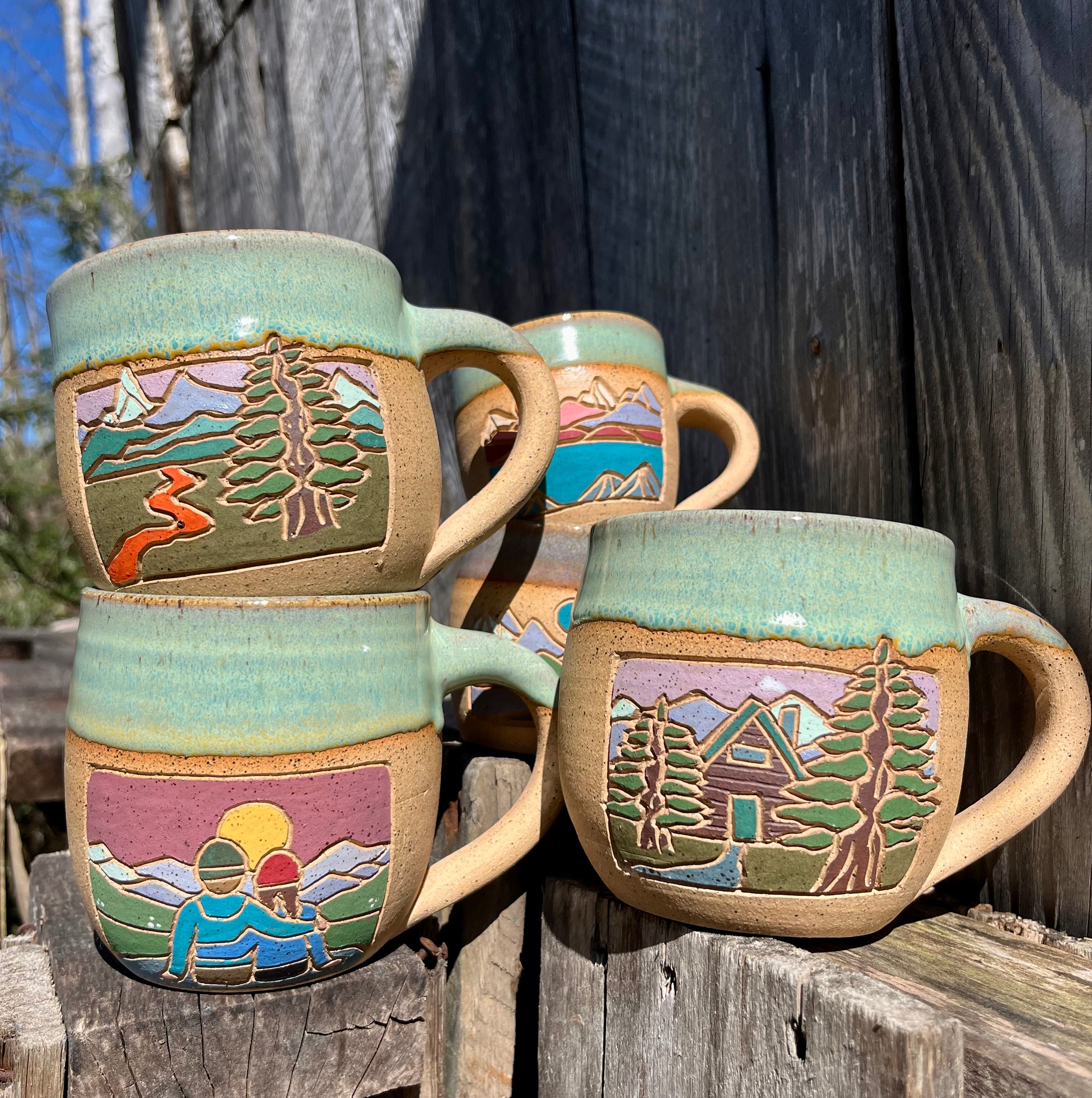 Custom Mugs – ForestJeanniePottery