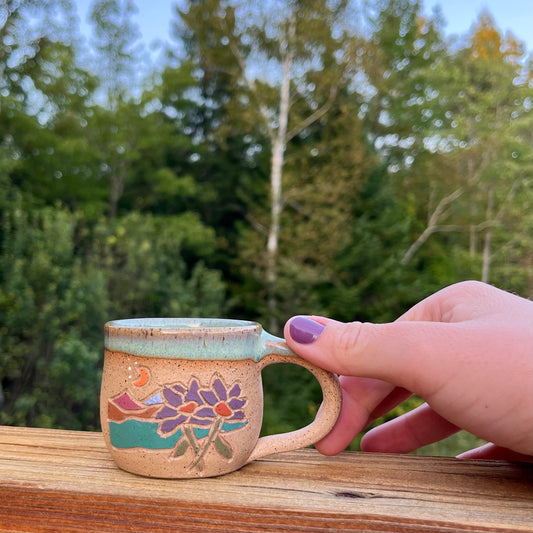 Mini mountain mug