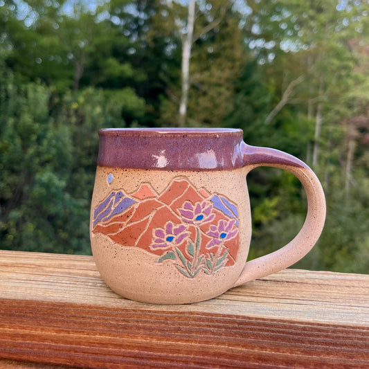 Desert mountain mug