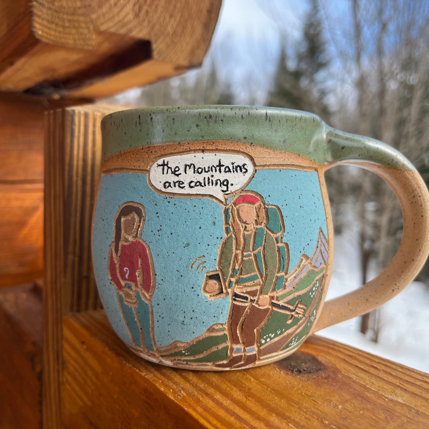 The Mountains Are Calling Mug