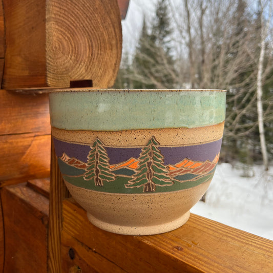 Mountain Serving Bowl